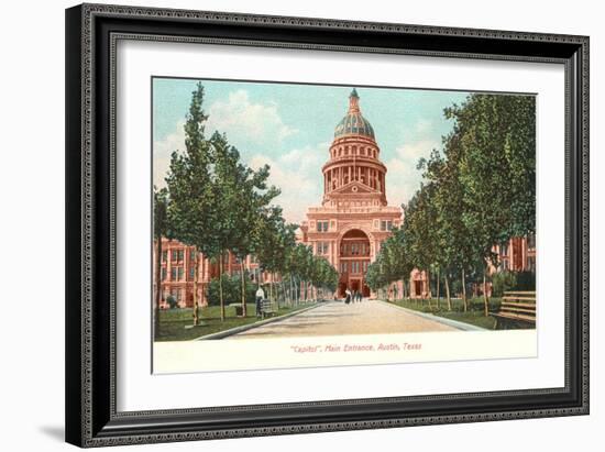 Capitol Building at Austin, Texas-null-Framed Art Print