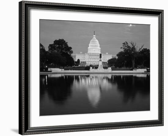 Capitol Building at Dusk, Washington DC, USA-Walter Bibikow-Framed Photographic Print