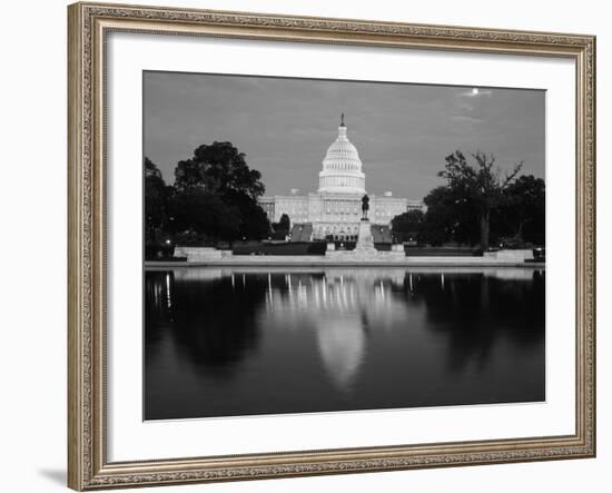 Capitol Building at Dusk, Washington DC, USA-Walter Bibikow-Framed Photographic Print