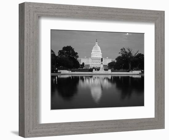 Capitol Building at Dusk, Washington DC, USA-Walter Bibikow-Framed Photographic Print