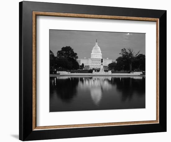 Capitol Building at Dusk, Washington DC, USA-Walter Bibikow-Framed Photographic Print