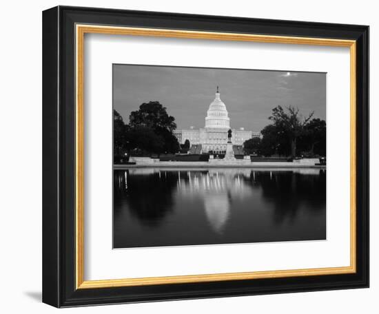 Capitol Building at Dusk, Washington DC, USA-Walter Bibikow-Framed Photographic Print