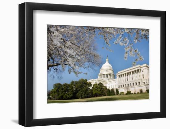 Capitol Building in Spring - Washington DC-Orhan-Framed Photographic Print