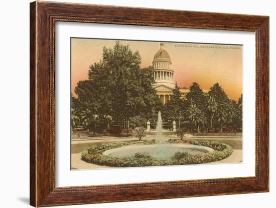 Capitol Building, Sacramento-null-Framed Art Print