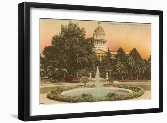 Capitol Building, Sacramento-null-Framed Art Print