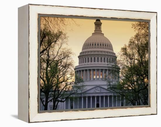 Capitol Building, Washington, D.C., USA-null-Framed Premier Image Canvas