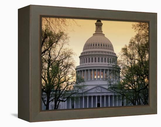 Capitol Building, Washington, D.C., USA-null-Framed Premier Image Canvas