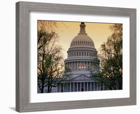 Capitol Building, Washington, D.C., USA-null-Framed Photographic Print