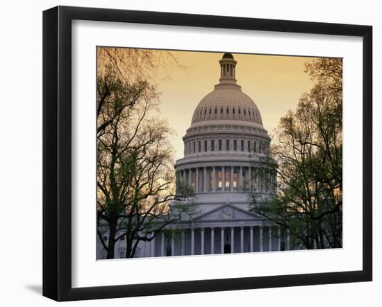 Capitol Building, Washington, D.C., USA-null-Framed Photographic Print