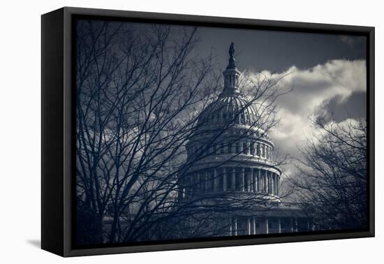 Capitol Building Washington DC-null-Framed Stretched Canvas
