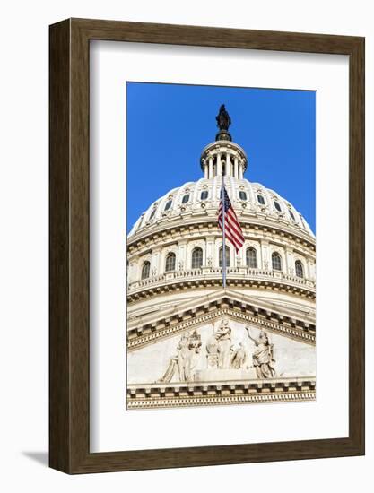 Capitol Flag-Gary Blakeley-Framed Photographic Print