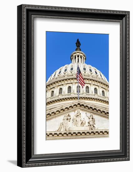 Capitol Flag-Gary Blakeley-Framed Photographic Print