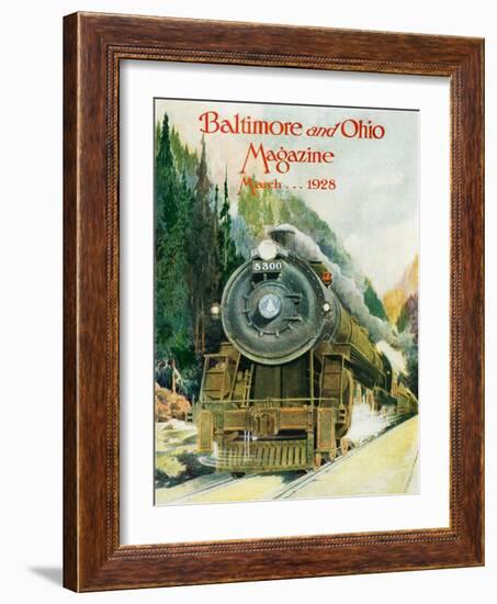 Capitol Limited 1928-Charles H. Dickson-Framed Giclee Print