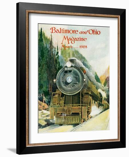 Capitol Limited 1928-Charles H. Dickson-Framed Giclee Print