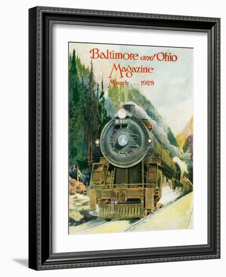 Capitol Limited 1928-Charles H. Dickson-Framed Giclee Print