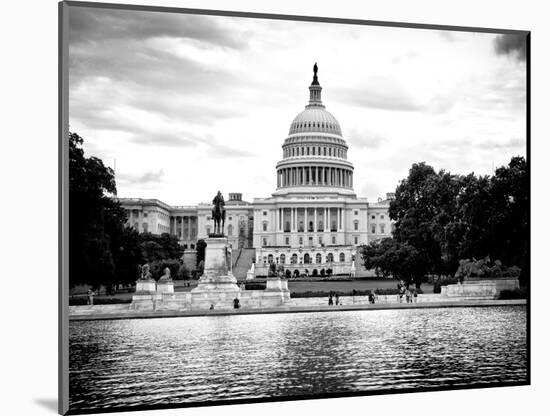 Capitol Reflecting Pool and the Capitol Building, US Congress, Washington D.C, District of Columbia-Philippe Hugonnard-Mounted Photographic Print