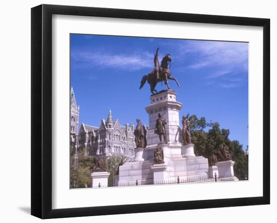 Capitol Square, Richmond, Virginia-Lynn Seldon-Framed Photographic Print