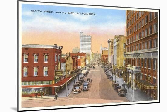 Capitol Street, Jackson, Mississippi-null-Mounted Art Print