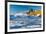 Capitola Cliffs & Waves-John Gavrilis-Framed Photographic Print