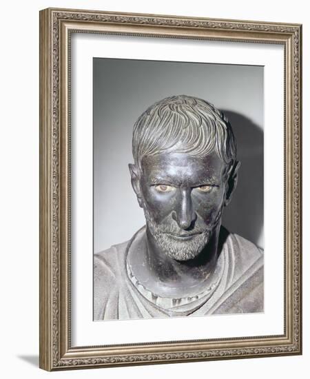 Capitoline Brutus, 4th-3rd Century Bc-Roman-Framed Giclee Print