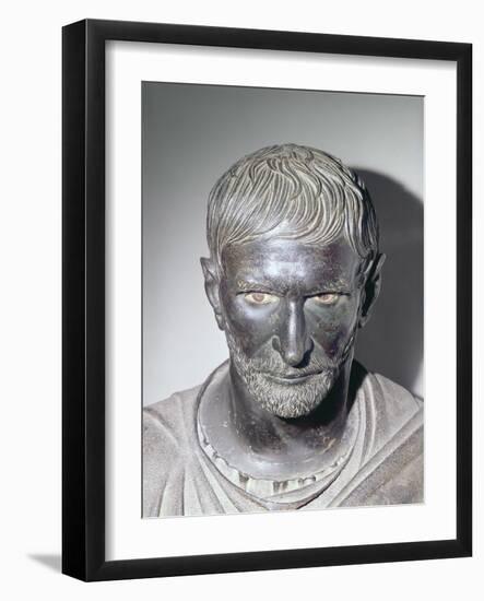 Capitoline Brutus, 4th-3rd Century Bc-Roman-Framed Giclee Print