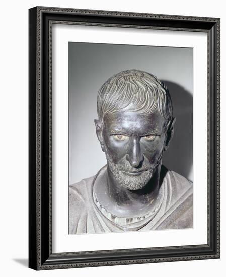 Capitoline Brutus, 4th-3rd Century Bc-Roman-Framed Giclee Print