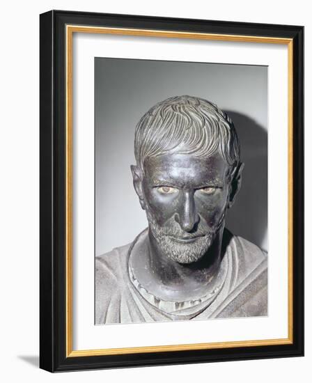 Capitoline Brutus, 4th-3rd Century Bc-Roman-Framed Giclee Print