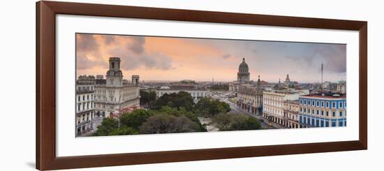 Capitolio and Parque Central, Havana, Cuba-Jon Arnold-Framed Photographic Print