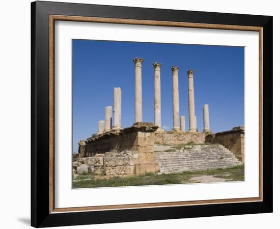 Capitolium, Roman Ruin of Thuburbo Majus, Tunisia-Ethel Davies-Framed Photographic Print