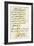 Capitulation Document from Lord Cornwallis to General Washington at Yorktown, c.1781-null-Framed Giclee Print
