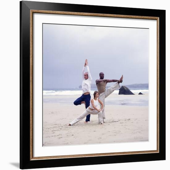 Capoeira And Yoga-Tony McConnell-Framed Photographic Print