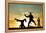 Capoeira At Sunset-sognolucido-Framed Premier Image Canvas