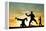Capoeira At Sunset-sognolucido-Framed Premier Image Canvas