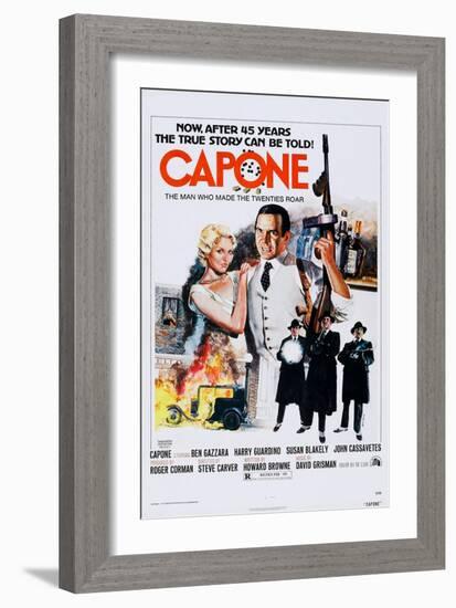 Capone, Top from Left: Susan Blakely, Ben Gazzara, 1975-null-Framed Art Print