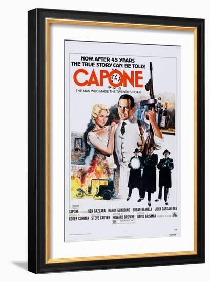 Capone, Top from Left: Susan Blakely, Ben Gazzara, 1975-null-Framed Art Print