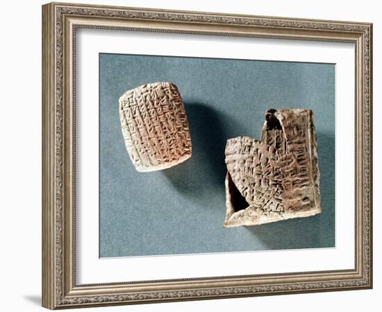 Cappadocian Letter and Envelope, from Turkey, 2000-1800 BC-Hittite-Framed Giclee Print