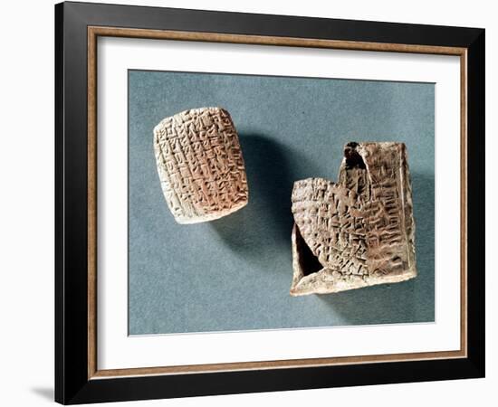 Cappadocian Letter and Envelope, from Turkey, 2000-1800 BC-Hittite-Framed Giclee Print