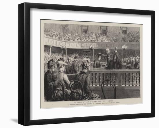 Capping at Edinburgh University-null-Framed Giclee Print