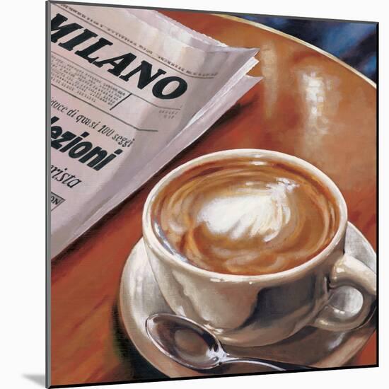 Cappuccino al Bar-Federico Landi-Mounted Art Print