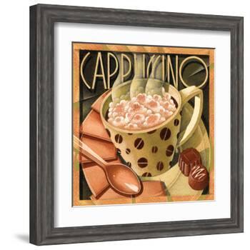 Cappuccino and Café B-Teddy Edinjiklian-Framed Art Print