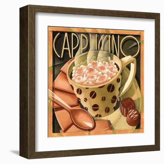 Cappuccino and Café B-Teddy Edinjiklian-Framed Art Print