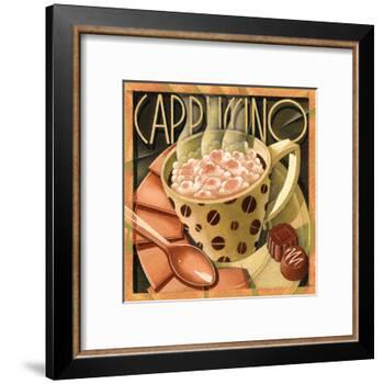Cappuccino and Café B-Teddy Edinjiklian-Framed Art Print