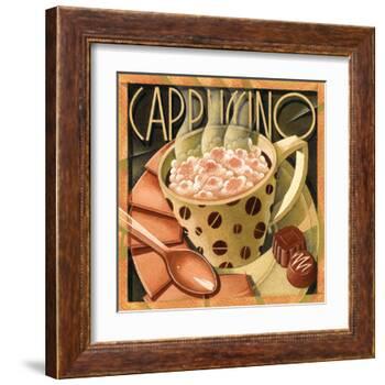 Cappuccino and Café B-Teddy Edinjiklian-Framed Art Print