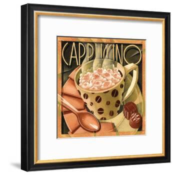 Cappuccino and Café B-Teddy Edinjiklian-Framed Art Print