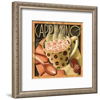 Cappuccino and Café B-Teddy Edinjiklian-Framed Art Print