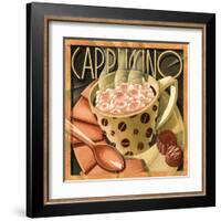 Cappuccino and Café B-Teddy Edinjiklian-Framed Art Print