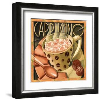 Cappuccino and Café B-Teddy Edinjiklian-Framed Art Print