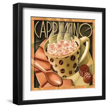 Cappuccino and Café B-Teddy Edinjiklian-Framed Art Print