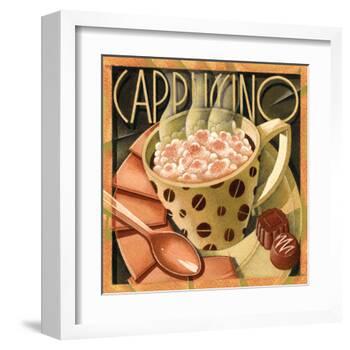 Cappuccino and Café B-Teddy Edinjiklian-Framed Art Print