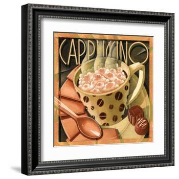 Cappuccino and Café B-Teddy Edinjiklian-Framed Art Print